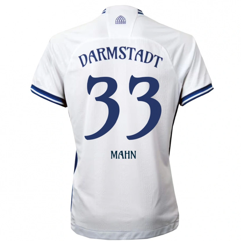 Danxen Kinder Jeremy Mahn #33 Weiß Blau Auswärtstrikot Trikot 2025/26 T-Shirt Schweiz