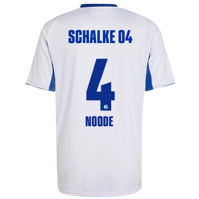 Danxen Kinder Steve Noode #4 Weiß Blau Auswärtstrikot Trikot 2025/26 T-Shirt Schweiz