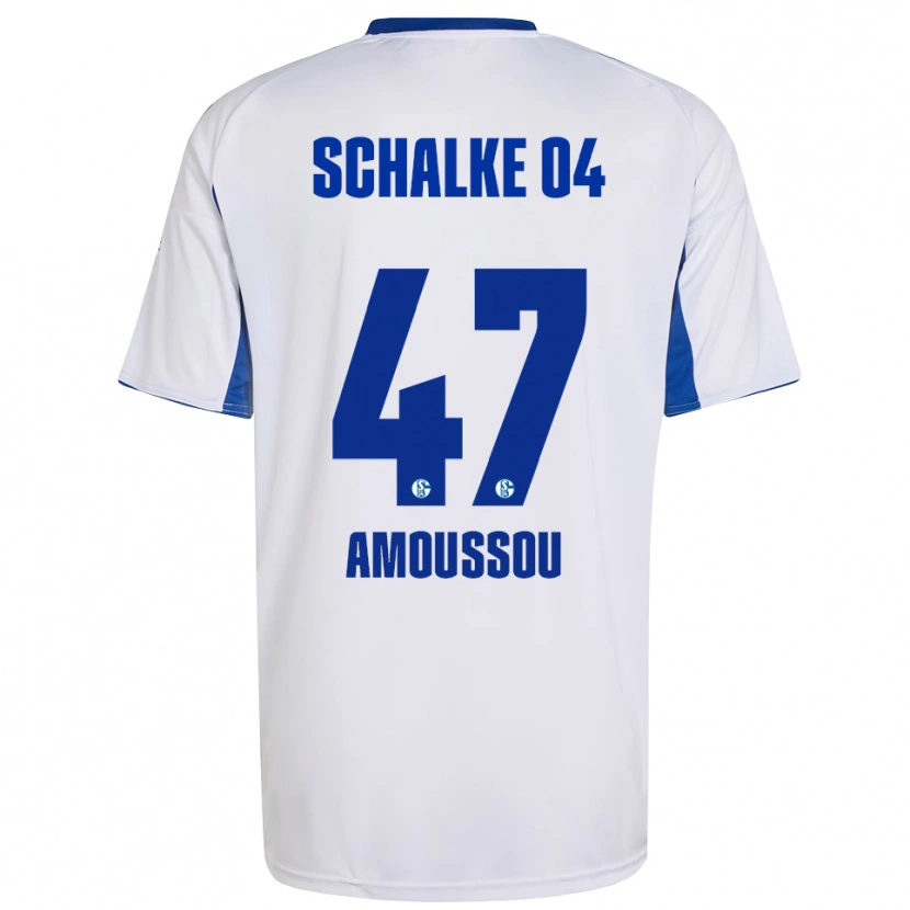 Danxen Kinder Zaid Tchibara #47 Weiß Blau Auswärtstrikot Trikot 2025/26 T-Shirt Schweiz
