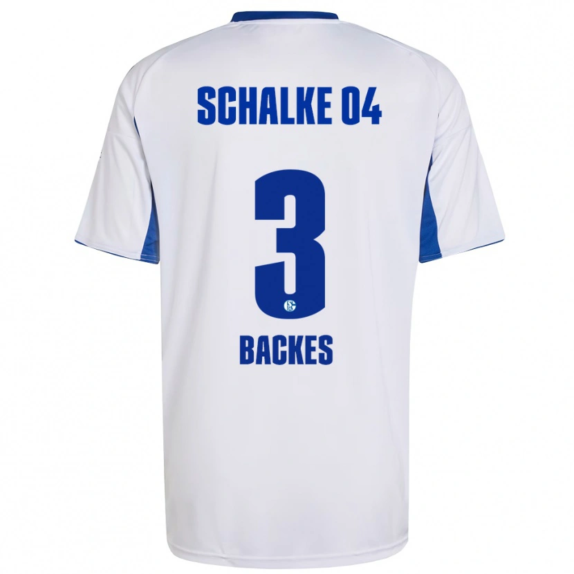 Danxen Kinder Diego Backes-Klimek #3 Weiß Blau Auswärtstrikot Trikot 2025/26 T-Shirt Schweiz