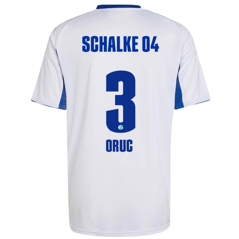 Danxen Kinder Arda Oruç #3 Weiß Blau Auswärtstrikot Trikot 2025/26 T-Shirt Schweiz