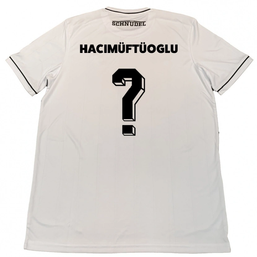 Danxen Kinder Belinay Hacimüftüoglu #0 Weiß Schwarz Auswärtstrikot Trikot 2025/26 T-Shirt Schweiz
