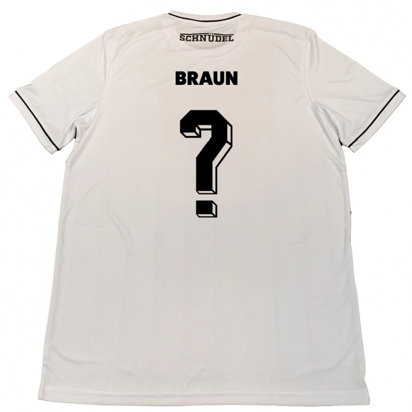Danxen Kinder Annika Braun #0 Weiß Schwarz Auswärtstrikot Trikot 2025/26 T-Shirt Schweiz