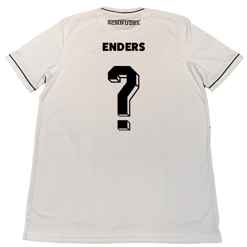 Danxen Kinder Sophia Enders #0 Weiß Schwarz Auswärtstrikot Trikot 2025/26 T-Shirt Schweiz