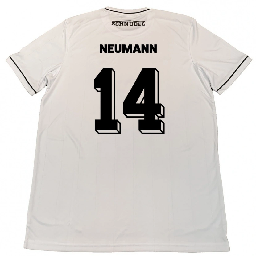 Danxen Kinder Felix Neumann #14 Weiß Schwarz Auswärtstrikot Trikot 2025/26 T-Shirt Schweiz