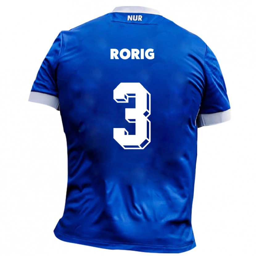 Danxen Kinder Henry Rorig #3 Blau Weiß Auswärtstrikot Trikot 2025/26 T-Shirt Schweiz