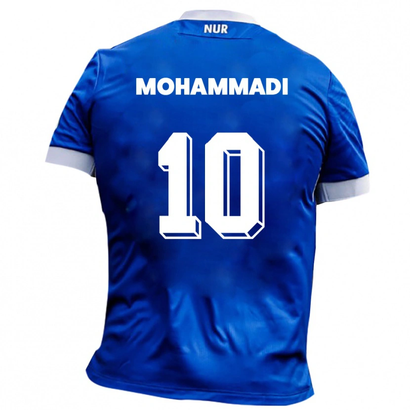 Danxen Kinder Soleyman Mohammadi #10 Blau Weiß Auswärtstrikot Trikot 2025/26 T-Shirt Schweiz