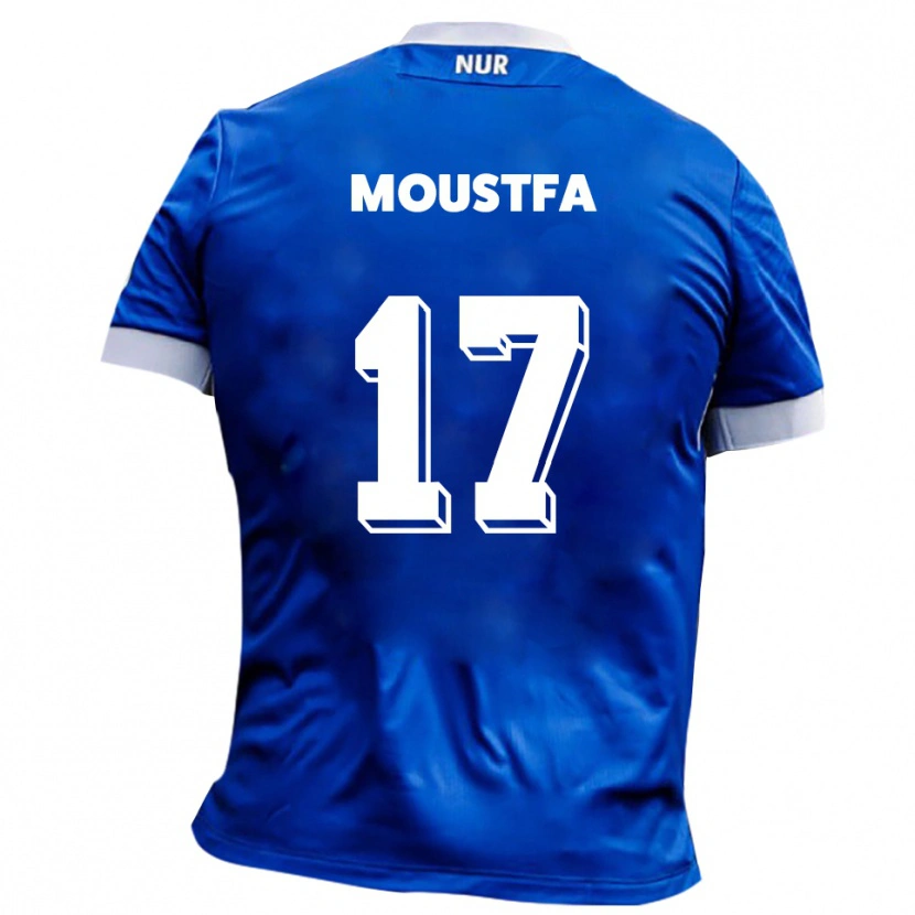 Danxen Kinder Can Moustfa #17 Blau Weiß Auswärtstrikot Trikot 2025/26 T-Shirt Schweiz