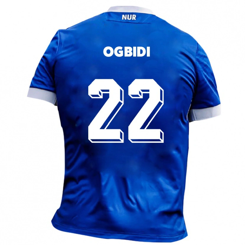 Danxen Kinder Theo Ogbidi #22 Blau Weiß Auswärtstrikot Trikot 2025/26 T-Shirt Schweiz