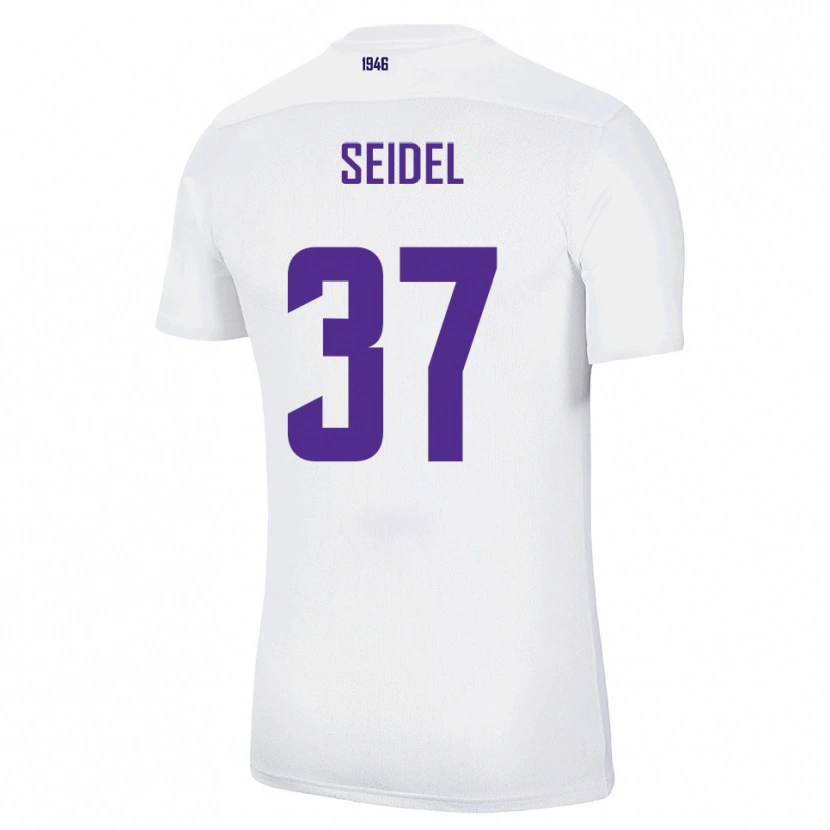 Danxen Kinder Paul Seidel #37 Weiß Grün Auswärtstrikot Trikot 2025/26 T-Shirt Schweiz