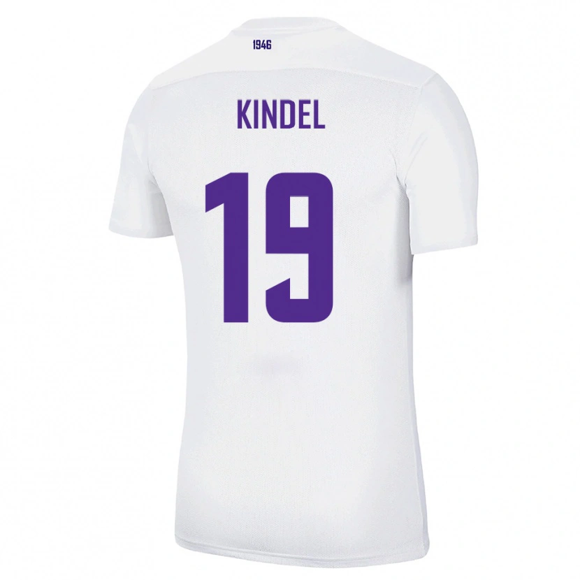 Danxen Kinder Maxim Kindel #19 Weiß Grün Auswärtstrikot Trikot 2025/26 T-Shirt Schweiz