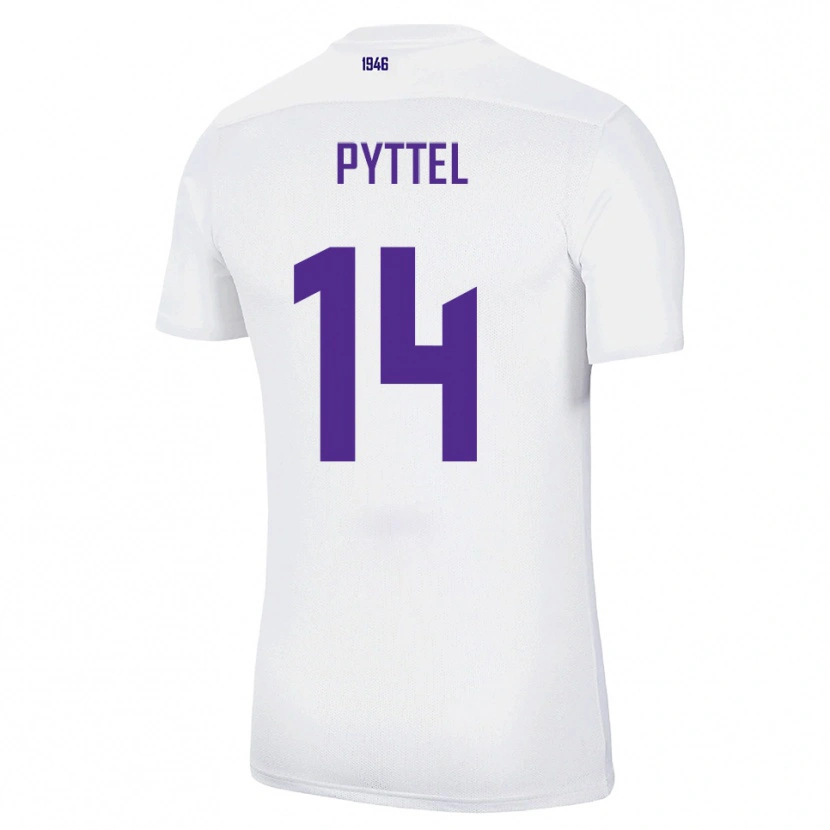 Danxen Kinder Henrik Pyttel #14 Weiß Grün Auswärtstrikot Trikot 2025/26 T-Shirt Schweiz