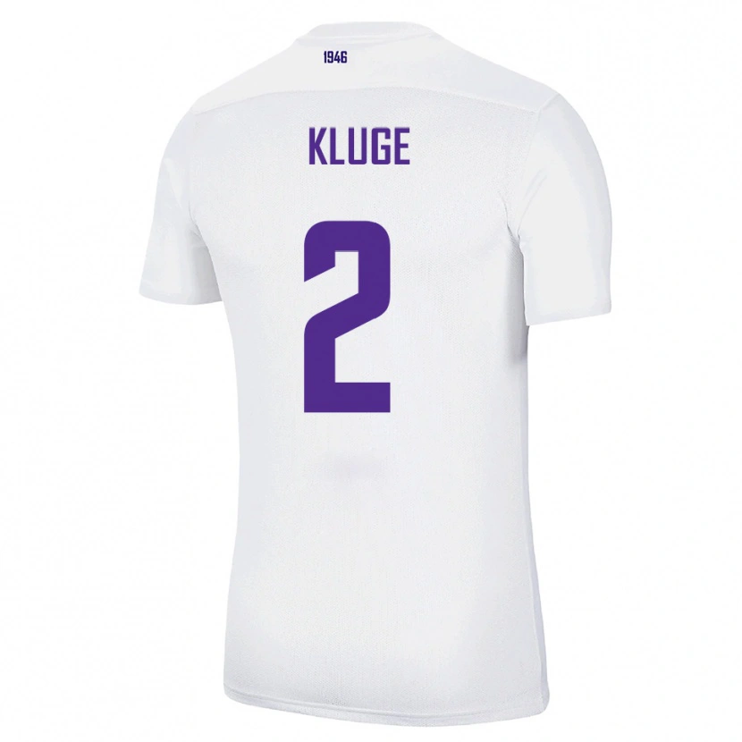 Danxen Kinder Maximilian Kluge #2 Weiß Grün Auswärtstrikot Trikot 2025/26 T-Shirt Schweiz