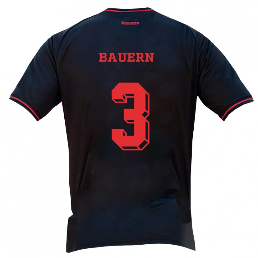 Danxen Kinder Katharina Bauern #3 Schwarz Rot Weiß Auswärtstrikot Trikot 2025/26 T-Shirt Schweiz