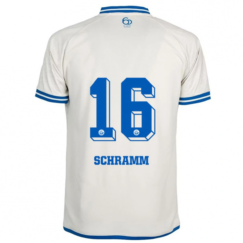 Danxen Kinder Jette Schramm #16 Weiß Blau Auswärtstrikot Trikot 2025/26 T-Shirt Schweiz