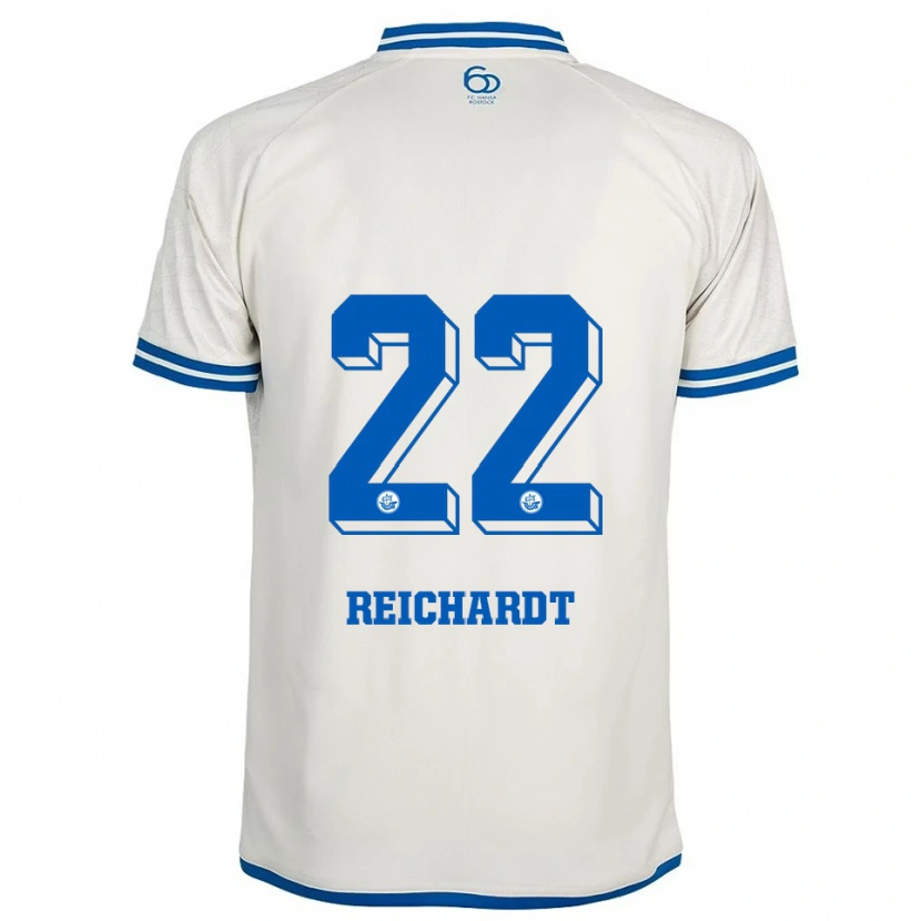 Danxen Kinder Leon Reichardt #22 Weiß Blau Auswärtstrikot Trikot 2025/26 T-Shirt Schweiz