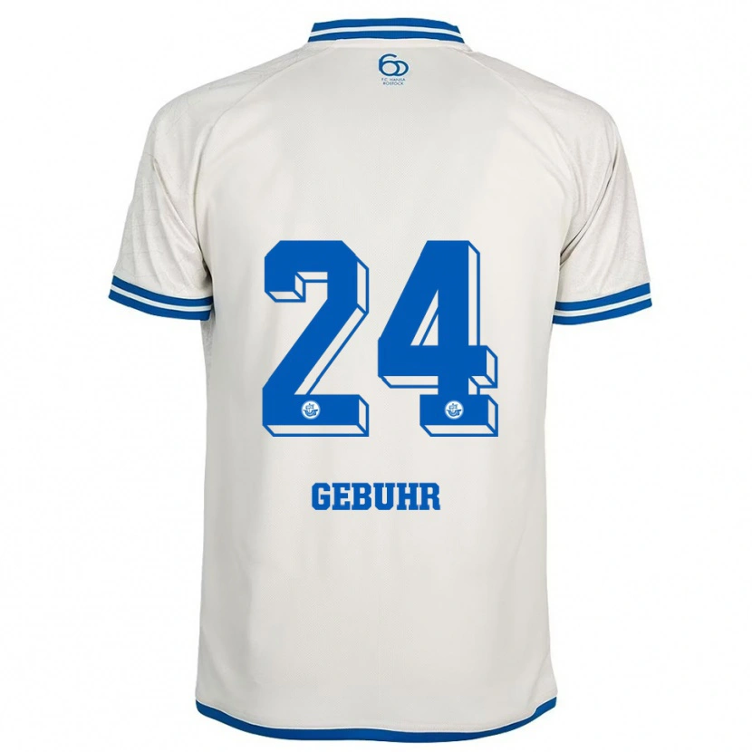 Danxen Kinder Dario Gebuhr #24 Weiß Blau Auswärtstrikot Trikot 2025/26 T-Shirt Schweiz