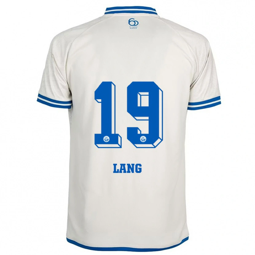 Danxen Kinder Finn-Ole Lang #19 Weiß Blau Auswärtstrikot Trikot 2025/26 T-Shirt Schweiz