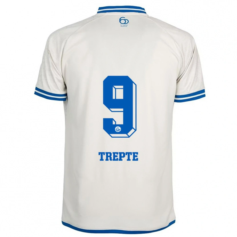 Danxen Kinder Neele Trepte #9 Weiß Blau Auswärtstrikot Trikot 2025/26 T-Shirt Schweiz