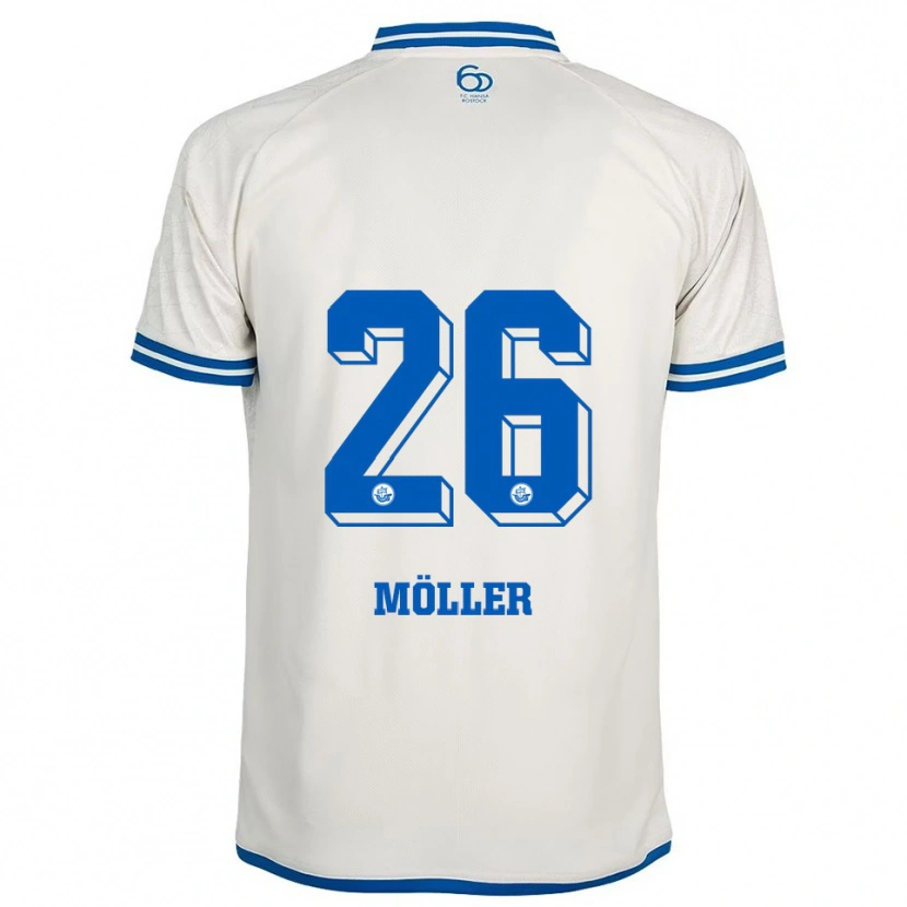 Danxen Kinder Andreas Möller #26 Weiß Blau Auswärtstrikot Trikot 2025/26 T-Shirt Schweiz