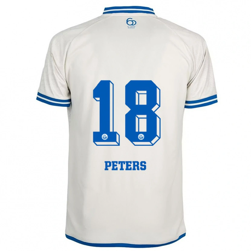 Danxen Kinder Bennett Peters #18 Weiß Blau Auswärtstrikot Trikot 2025/26 T-Shirt Schweiz