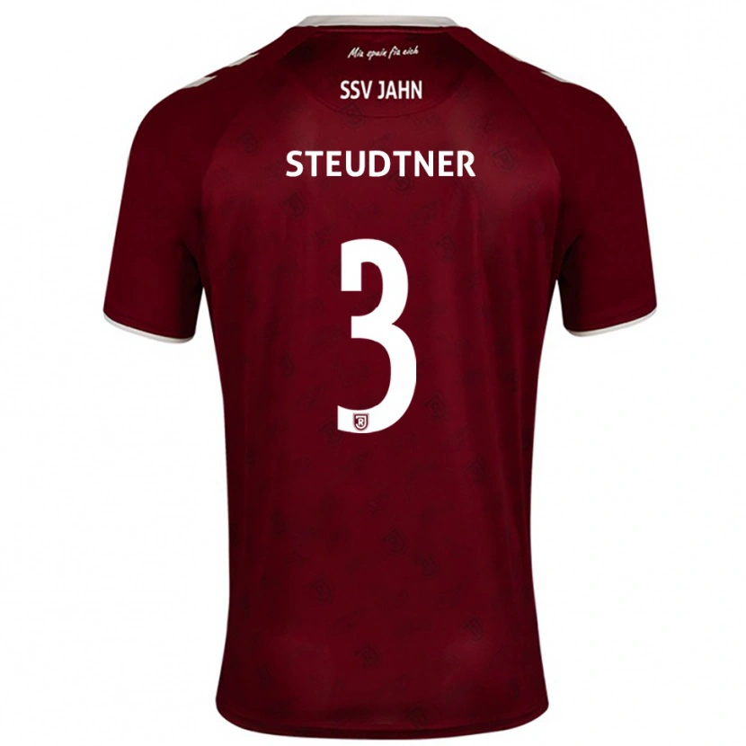 Danxen Kinder Raphael Steudtner #3 Burgunder Weiß Auswärtstrikot Trikot 2025/26 T-Shirt Schweiz