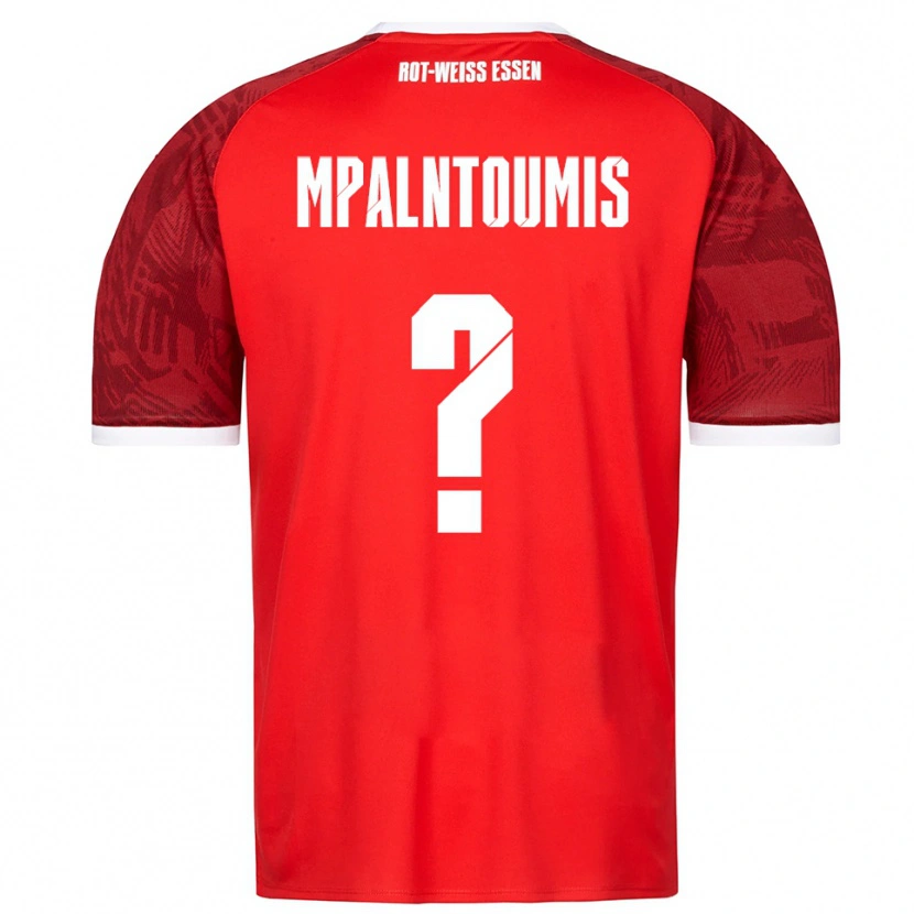 Danxen Kinder Ilias Mpalntoumis #0 Rot Burgunder Weiß Auswärtstrikot Trikot 2025/26 T-Shirt Schweiz