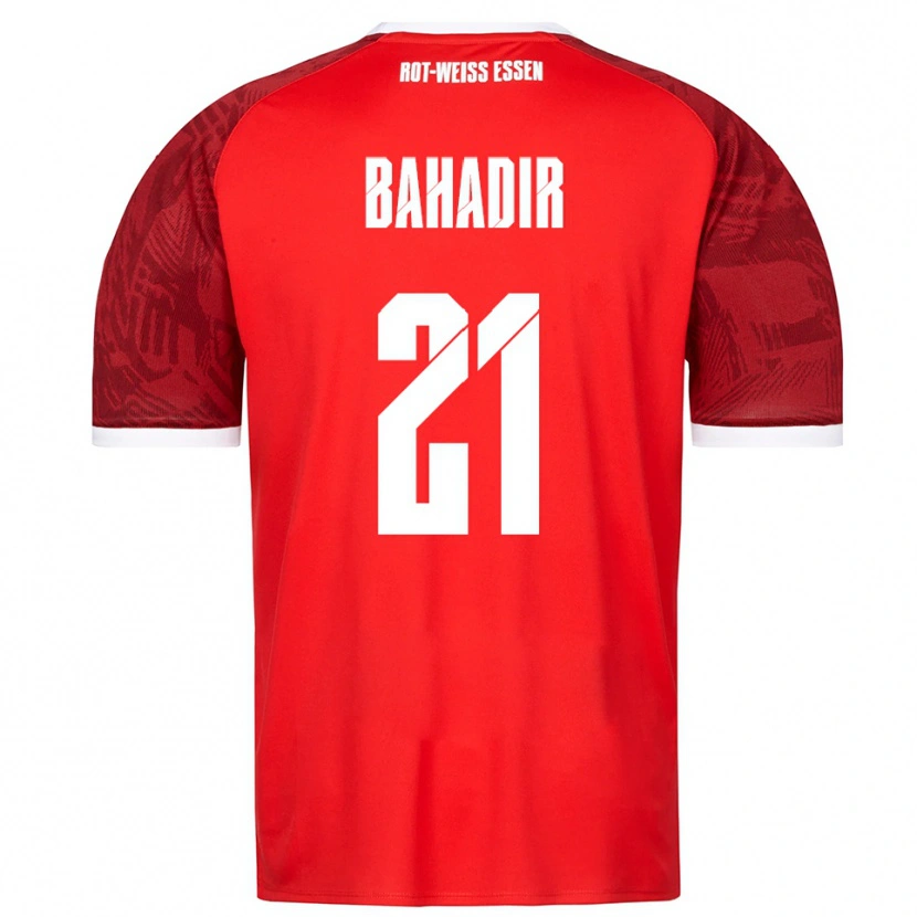 Danxen Kinder Burak Bahadir #21 Rot Burgunder Weiß Auswärtstrikot Trikot 2025/26 T-Shirt Schweiz