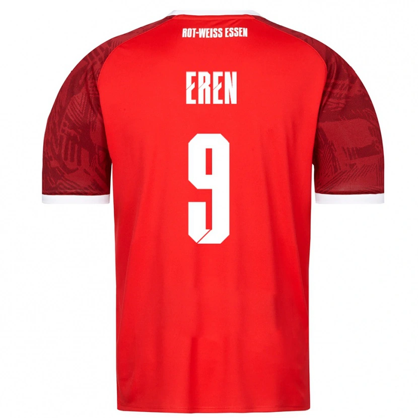 Danxen Kinder Baran Eren #9 Rot Burgunder Weiß Auswärtstrikot Trikot 2025/26 T-Shirt Schweiz