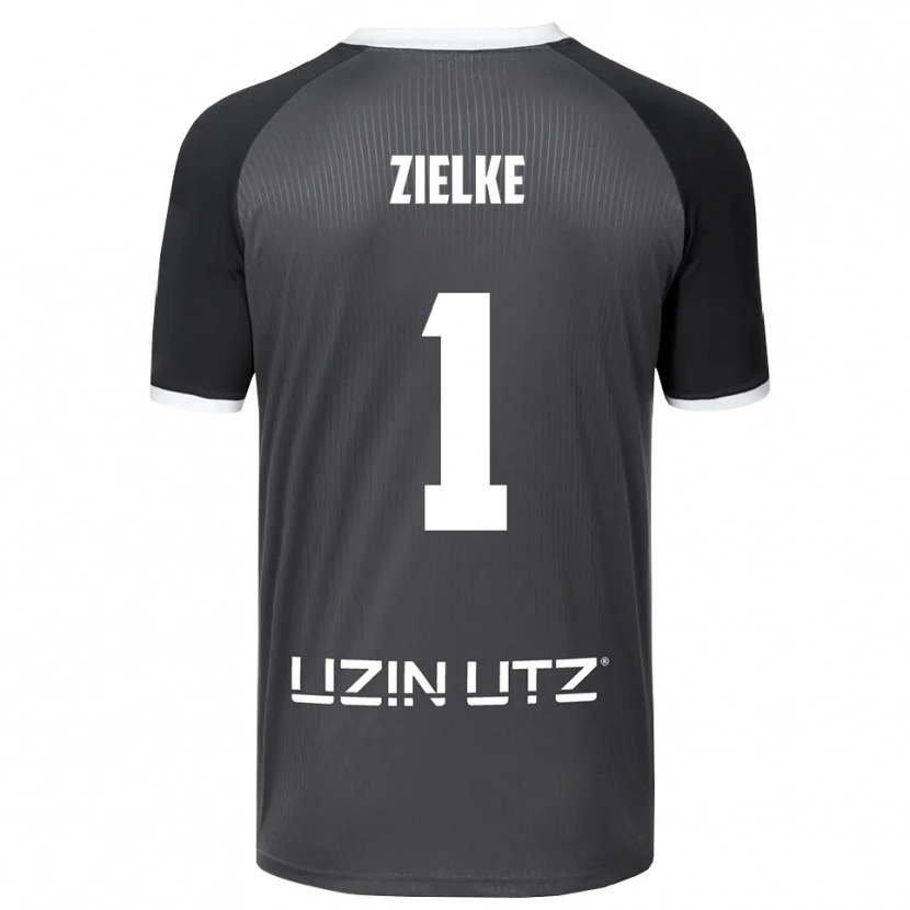 Danxen Kinder Paul Zielke #1 Grau Weiß Auswärtstrikot Trikot 2025/26 T-Shirt Schweiz