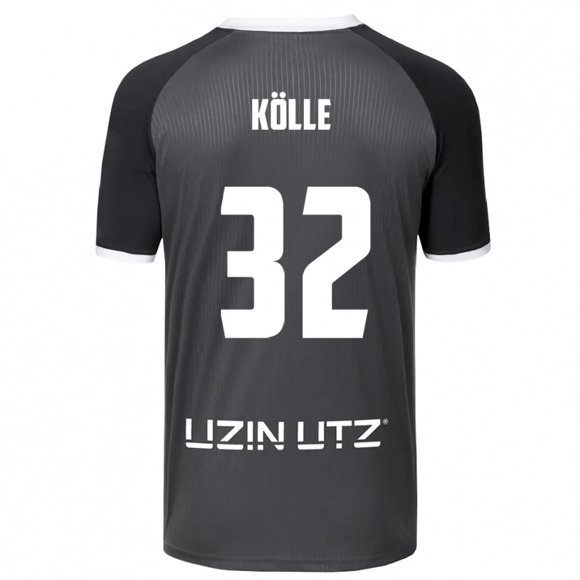 Danxen Kinder Niklas Kölle #32 Grau Weiß Auswärtstrikot Trikot 2025/26 T-Shirt Schweiz