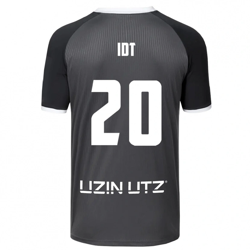 Danxen Kinder David Idt #20 Grau Weiß Auswärtstrikot Trikot 2025/26 T-Shirt Schweiz