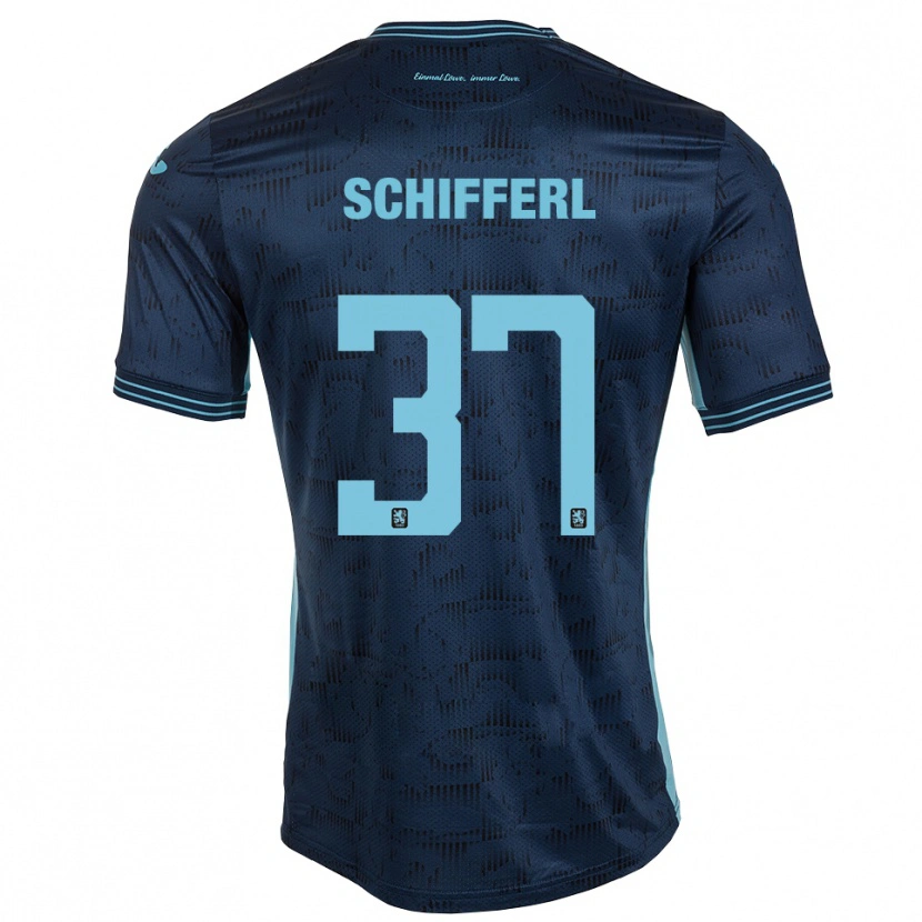 Danxen Kinder Raphael Schifferl #37 Königsblau Auswärtstrikot Trikot 2025/26 T-Shirt Schweiz
