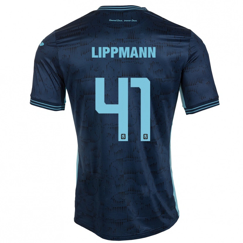 Danxen Kinder Clemens Lippmann #41 Königsblau Auswärtstrikot Trikot 2025/26 T-Shirt Schweiz