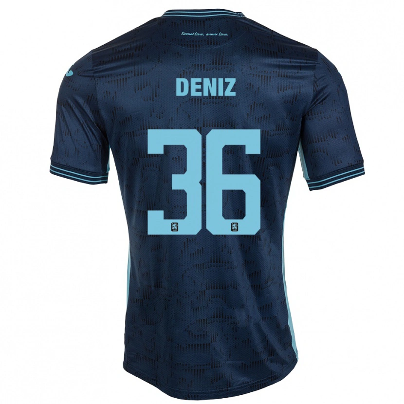 Danxen Kinder Tunay Deniz #36 Königsblau Auswärtstrikot Trikot 2025/26 T-Shirt Schweiz