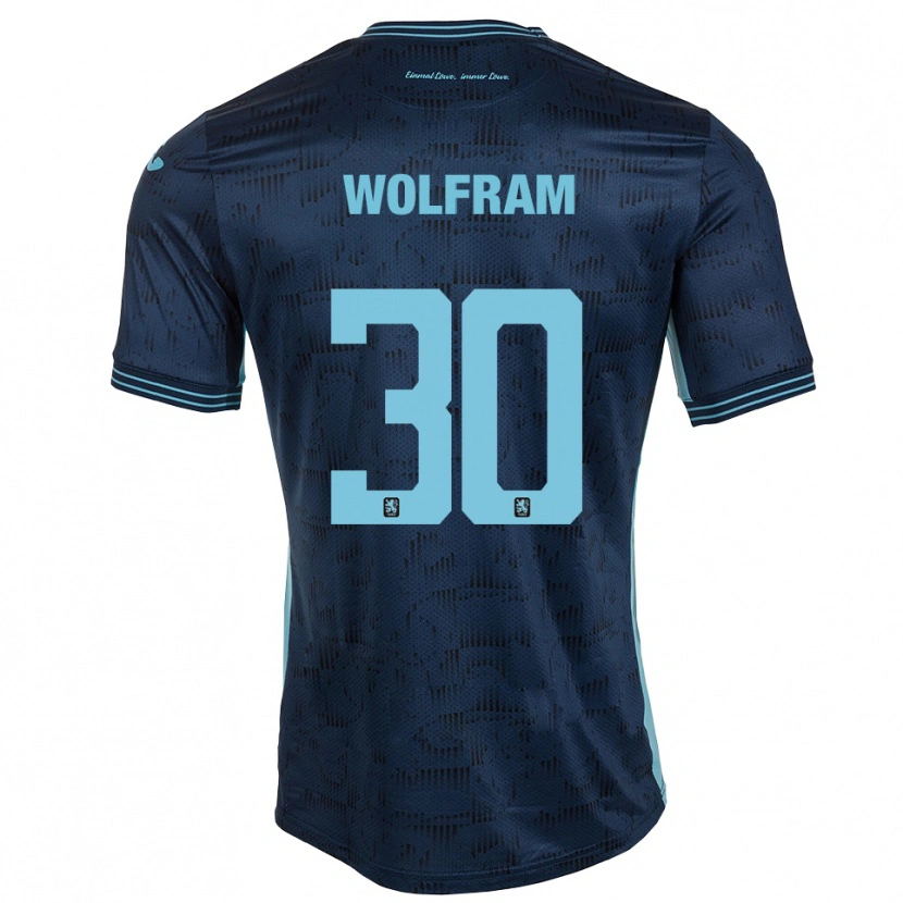 Danxen Kinder Maximilian Wolfram #30 Königsblau Auswärtstrikot Trikot 2025/26 T-Shirt Schweiz