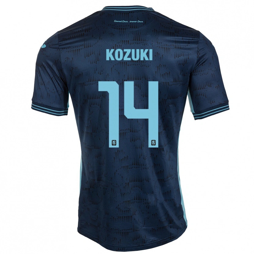 Danxen Kinder Soichiro Kozuki #14 Königsblau Auswärtstrikot Trikot 2025/26 T-Shirt Schweiz