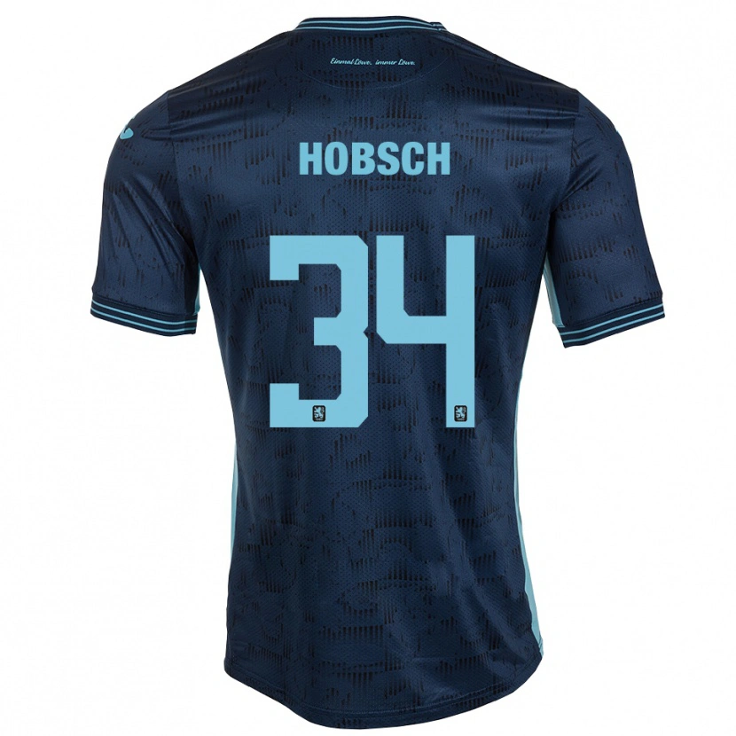 Danxen Kinder Patrick Hobsch #34 Königsblau Auswärtstrikot Trikot 2025/26 T-Shirt Schweiz