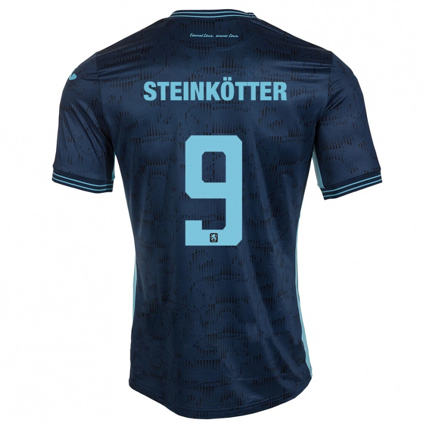 Danxen Kinder Justin Steinkötter #9 Königsblau Auswärtstrikot Trikot 2025/26 T-Shirt Schweiz