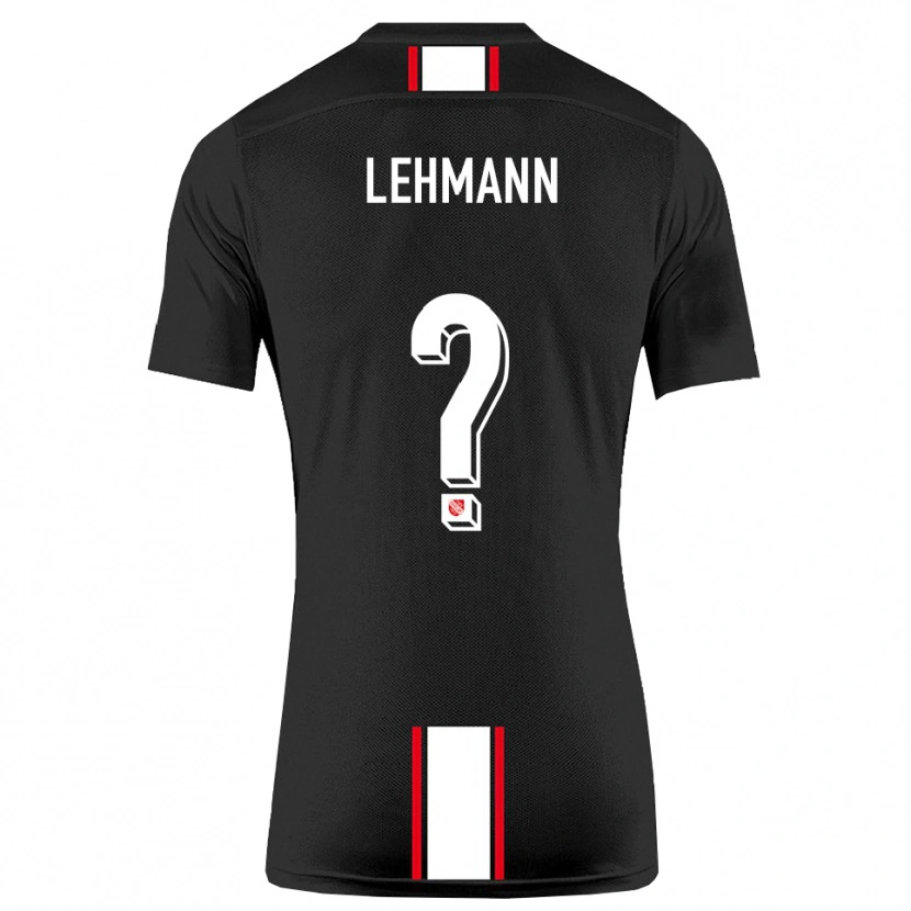 Danxen Kinder Tom Lehmann #0 Schwarz Weiß Auswärtstrikot Trikot 2025/26 T-Shirt Schweiz