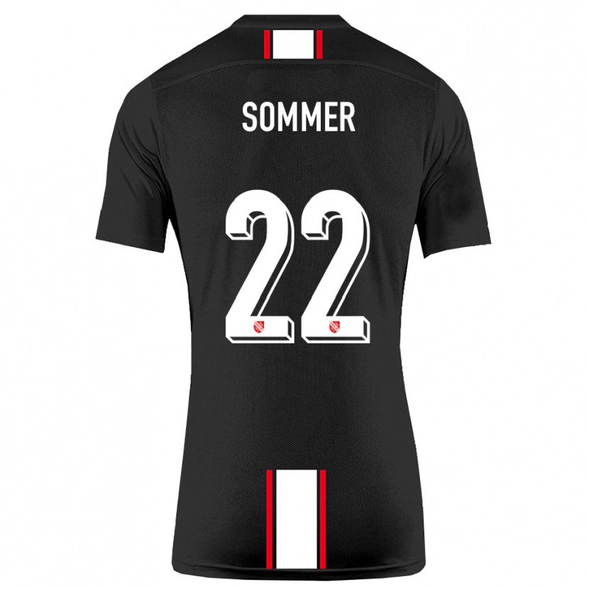 Danxen Kinder Leon Sommer #22 Schwarz Weiß Auswärtstrikot Trikot 2025/26 T-Shirt Schweiz