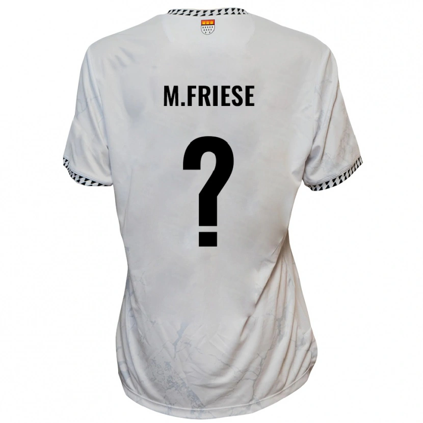 Danxen Kinder Lara Maria Friese #0 Weiß Schwarz Auswärtstrikot Trikot 2025/26 T-Shirt Schweiz
