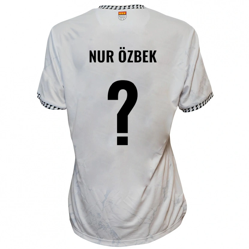 Danxen Kinder Irem Nur Özbek #0 Weiß Schwarz Auswärtstrikot Trikot 2025/26 T-Shirt Schweiz