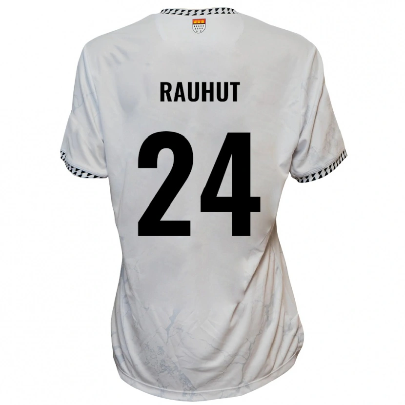 Danxen Kinder Kevin Rauhut #24 Weiß Schwarz Auswärtstrikot Trikot 2025/26 T-Shirt Schweiz