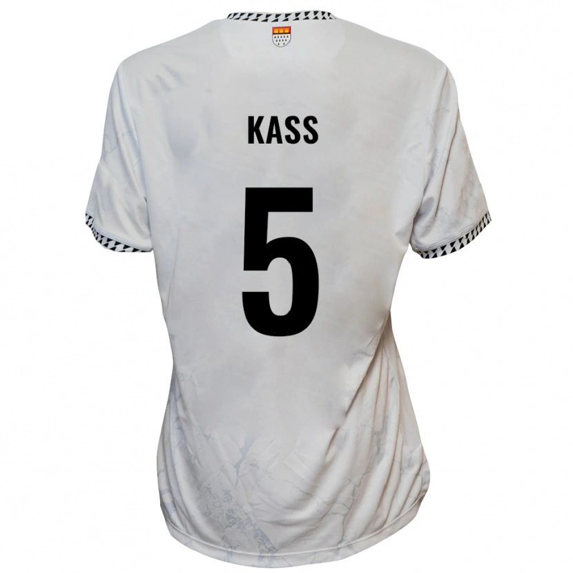 Danxen Kinder Martin Kass #5 Weiß Schwarz Auswärtstrikot Trikot 2025/26 T-Shirt Schweiz