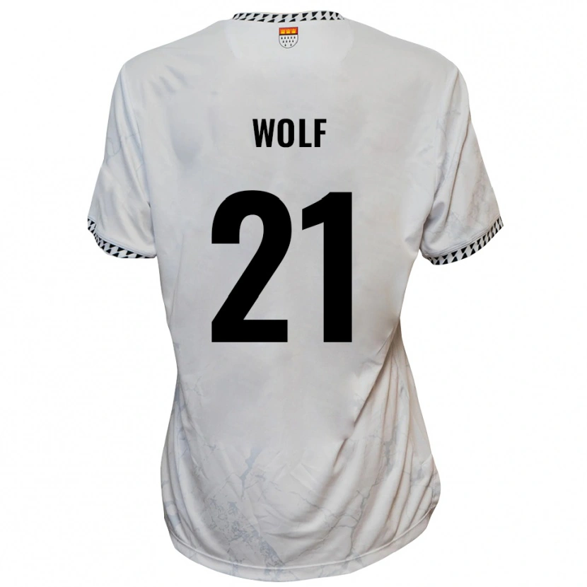 Danxen Kinder Lucas Wolf #21 Weiß Schwarz Auswärtstrikot Trikot 2025/26 T-Shirt Schweiz