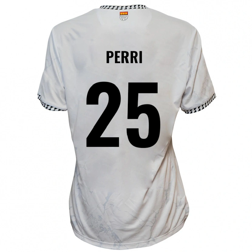 Danxen Kinder Diego Perri #25 Weiß Schwarz Auswärtstrikot Trikot 2025/26 T-Shirt Schweiz