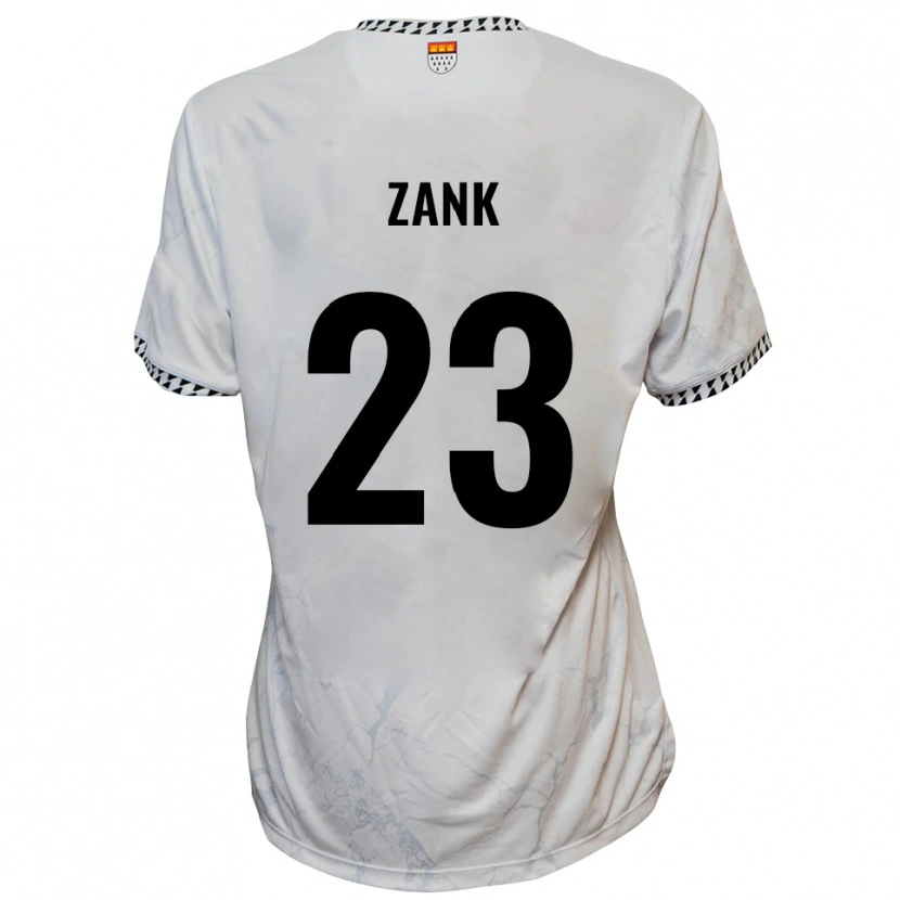 Danxen Kinder Benjamin Zank #23 Weiß Schwarz Auswärtstrikot Trikot 2025/26 T-Shirt Schweiz