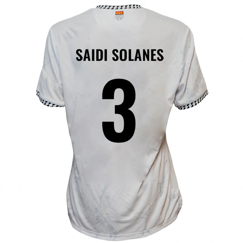 Danxen Kinder Maruan Saidi Solanes #3 Weiß Schwarz Auswärtstrikot Trikot 2025/26 T-Shirt Schweiz