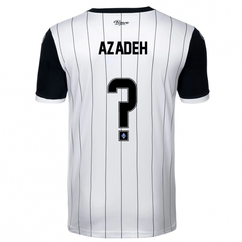 Danxen Kinder Nils Azadeh #0 Weiß Schwarz Auswärtstrikot Trikot 2025/26 T-Shirt Schweiz